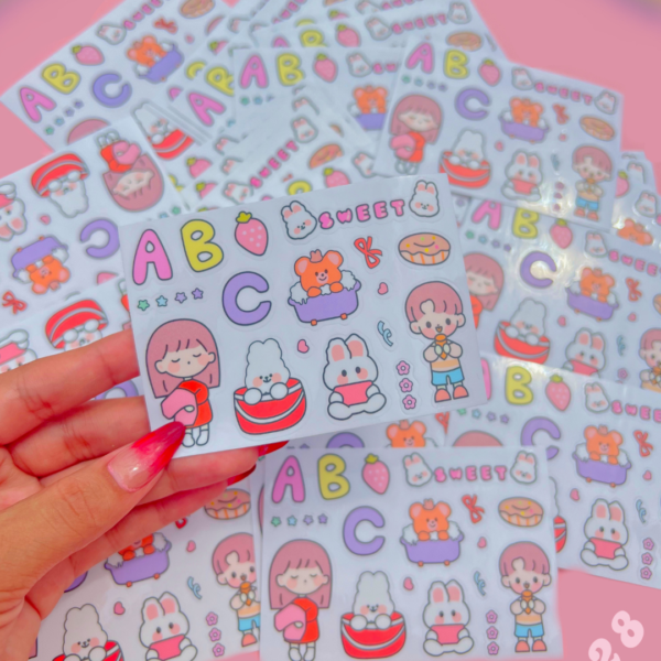 Tira de stikers normal