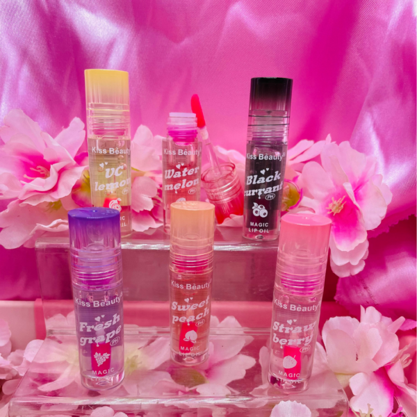 Lip oil Mágico de colores kiss Beauty