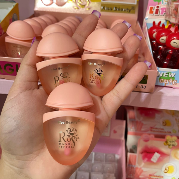 Magic lip oil rose Kiss Beauty