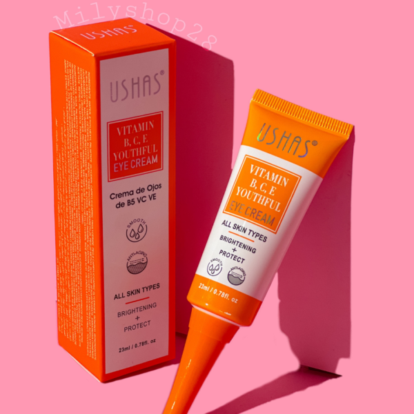 Crema de ojos de Vitamina B, C y E.