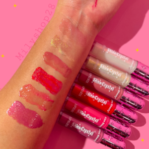 lip gloss con brillo