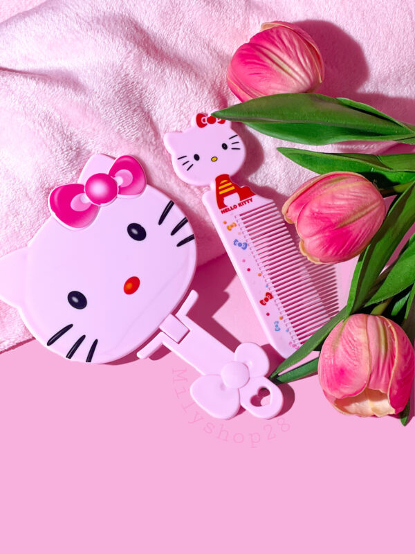 Set Espejo & Peine Hello Kitty