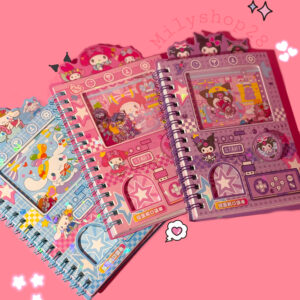 Mini libretas con stickers Sanrio