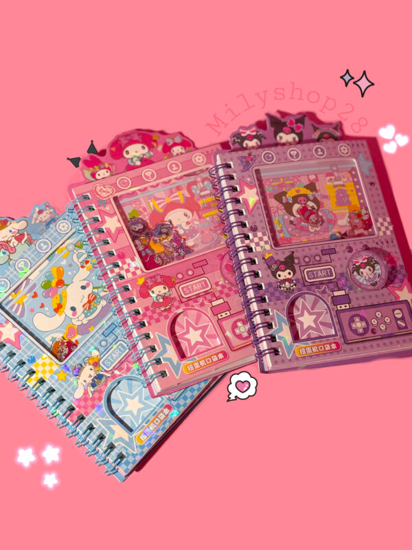 Mini libretas con stickers Sanrio