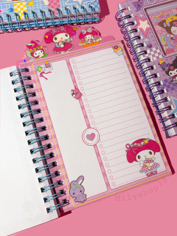 Mini libretas con stickers Sanrio - Imagen 2