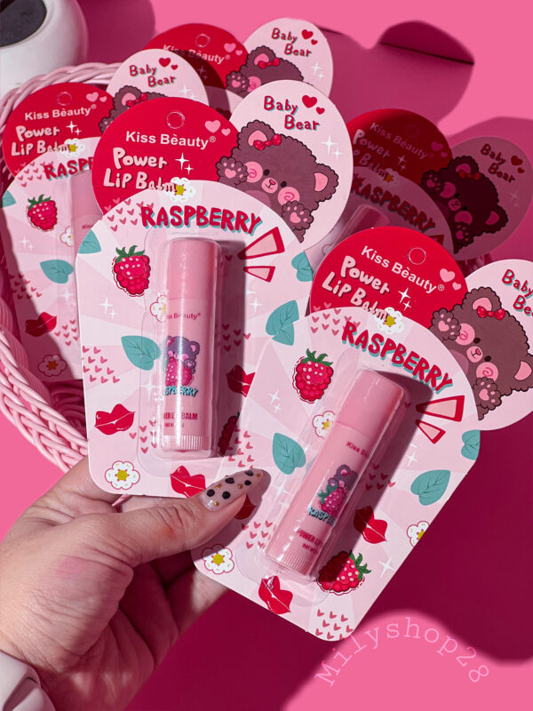 Power Lip Balm Raspberry Kiss beauty - Imagen 3