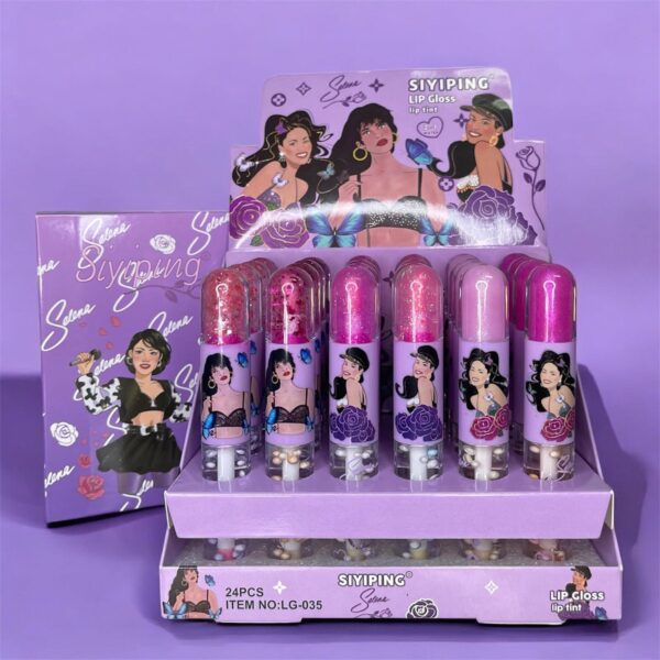 2 en 1 Lip Gloss & Brillo Escarchado Siyiping – Selena Quintanilla Editio