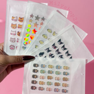 Parches para Acné Decorativos – Labubu, Kuromi, Estrellitas y Más