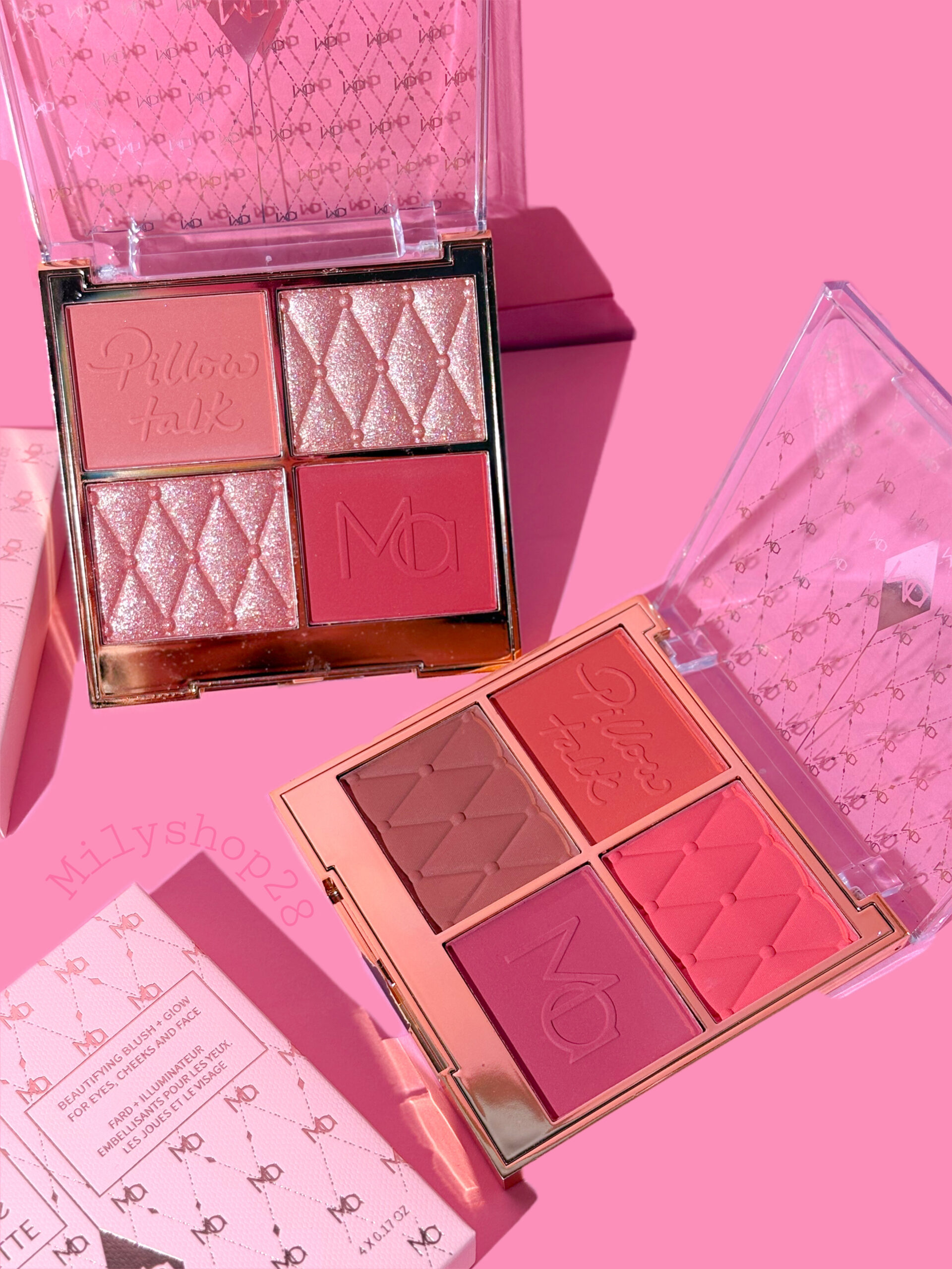 PALETA 4 EN 1DE ILUMINADORES Y RUBOR