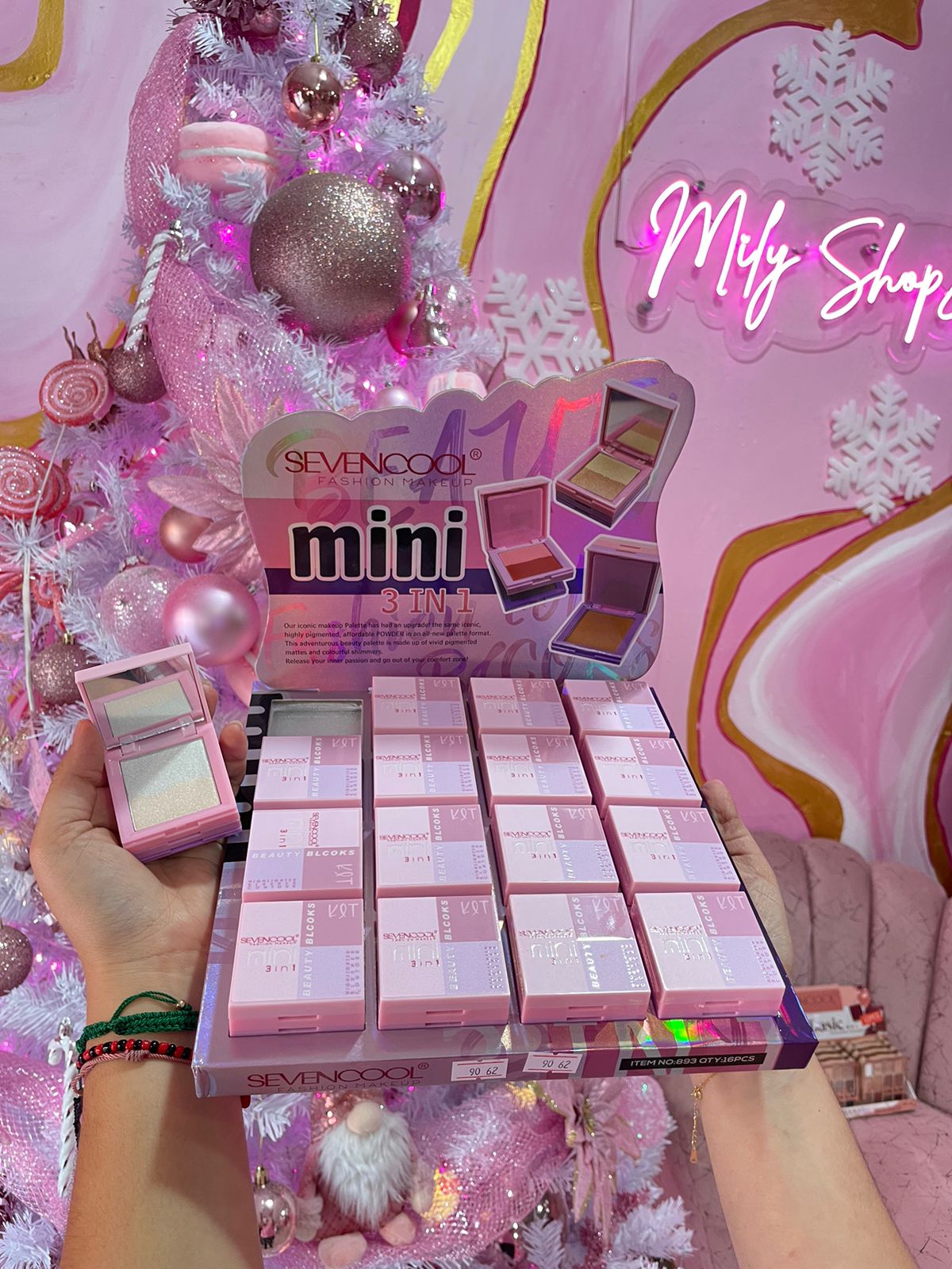 SET 3 EN 1 DE POLVO,BLUSH E ILUMINADOR