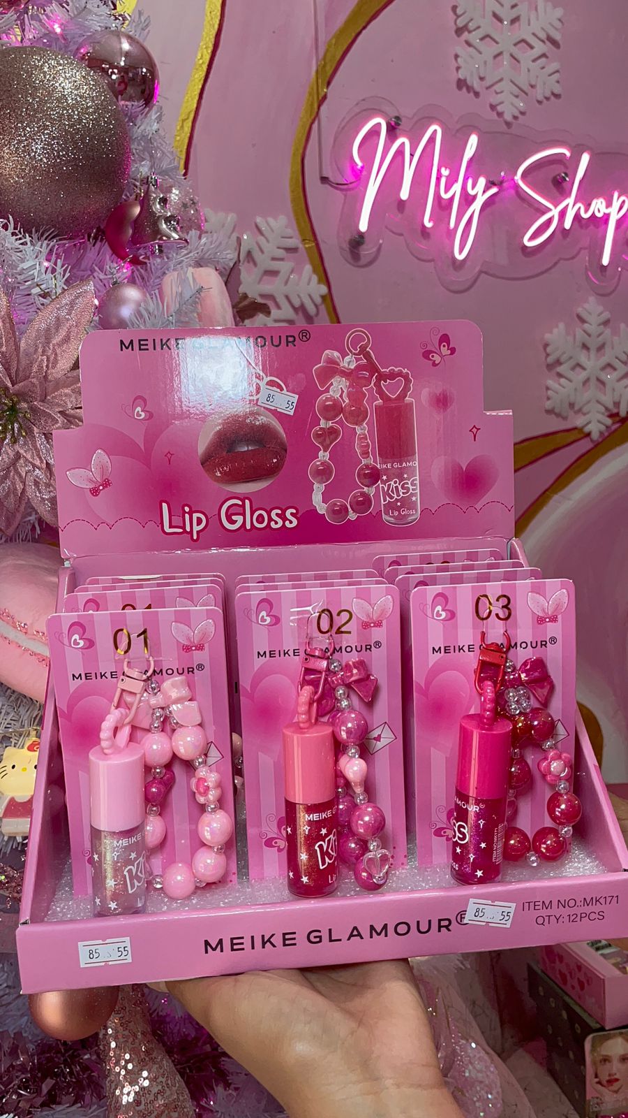 LIP GLOSS CON LLAVERO