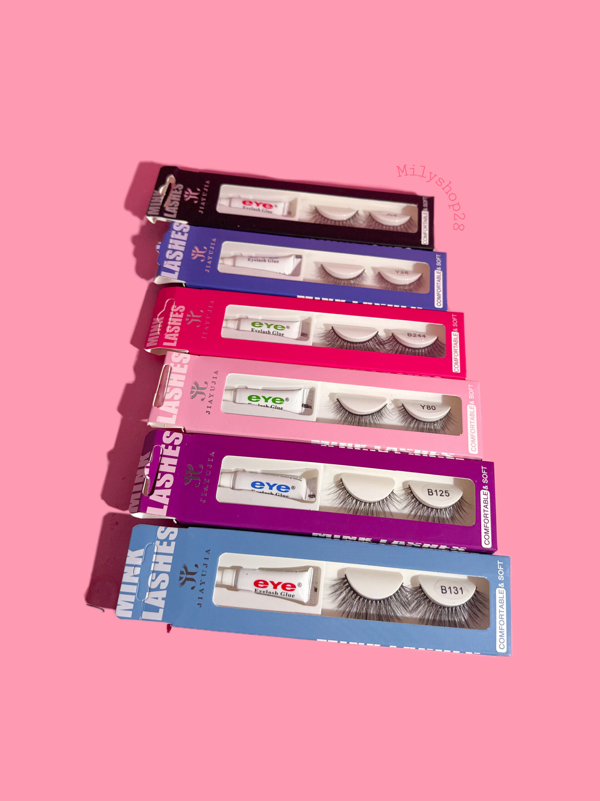 PESTAÑAS POSTIZAS + PEGAMENTO