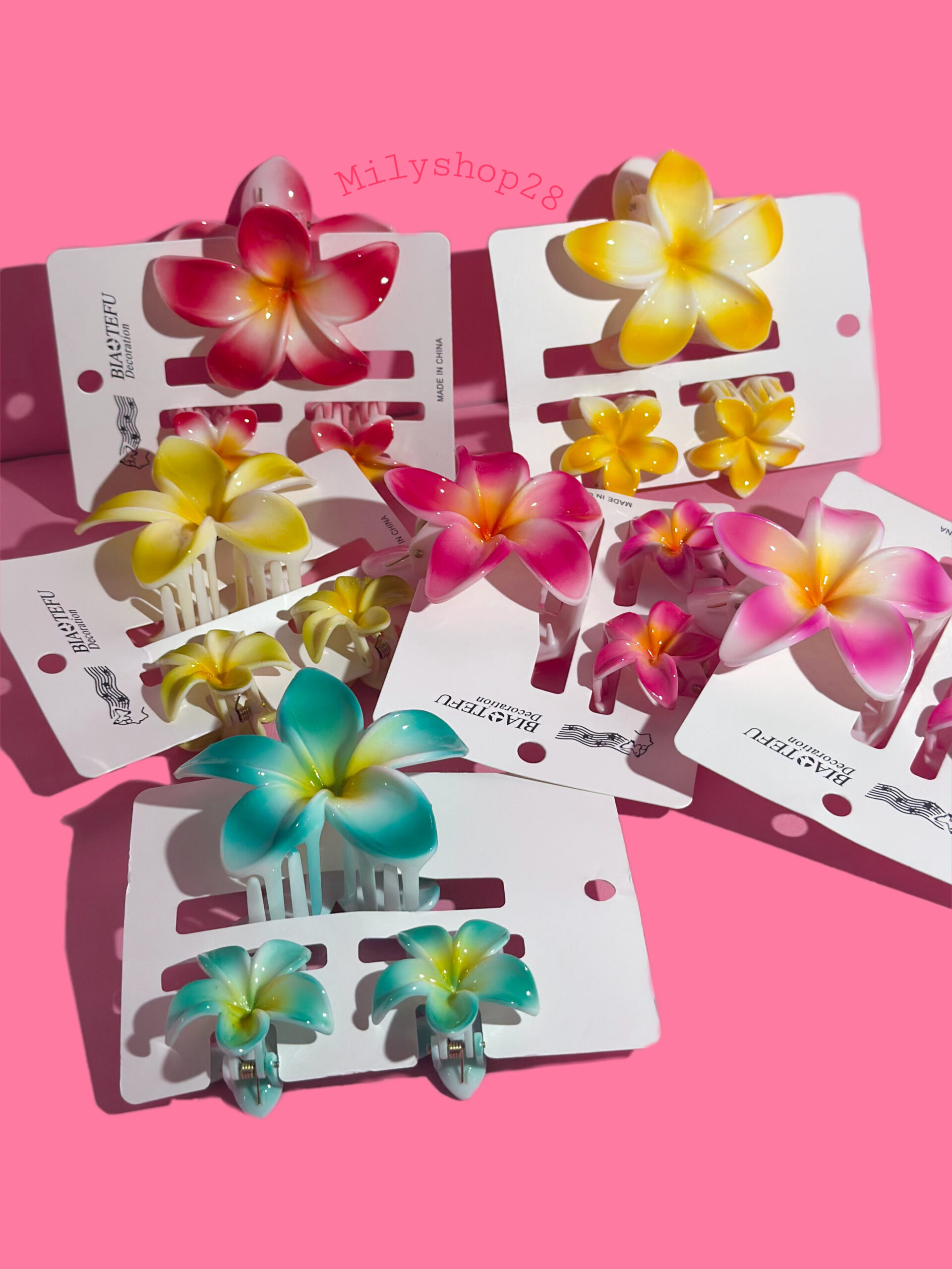 SET DE GANCHO HAWAIANO Y MINI CHANCHITO