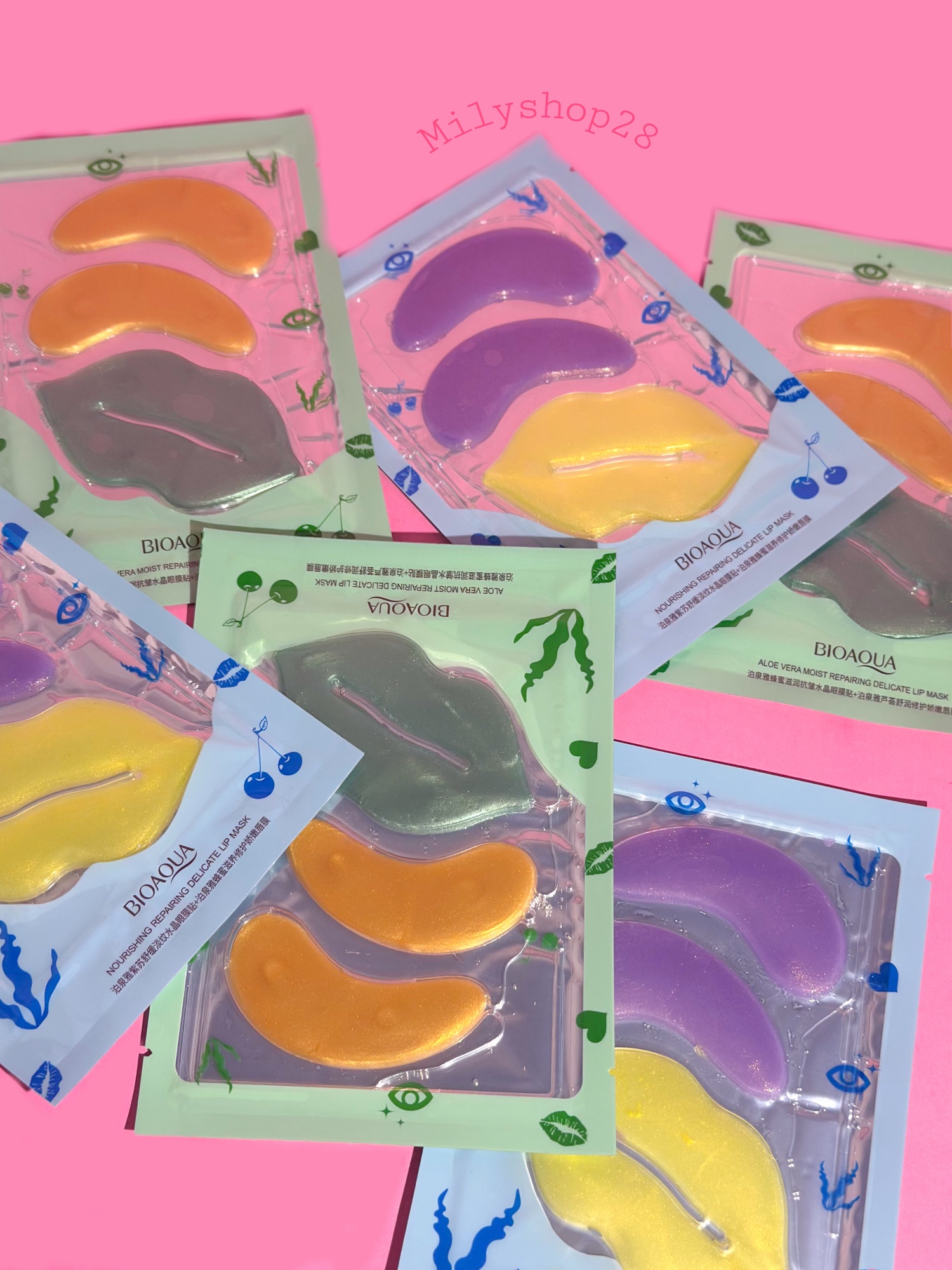 SET DE PARCHES DE OJERAS Y PARCHES DE LABIOS