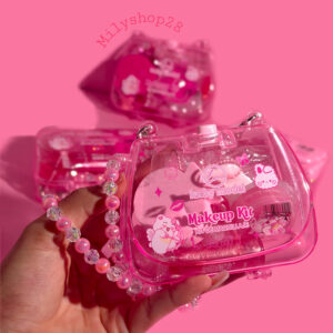 MINI CARTERA CON MAQUILLAJE