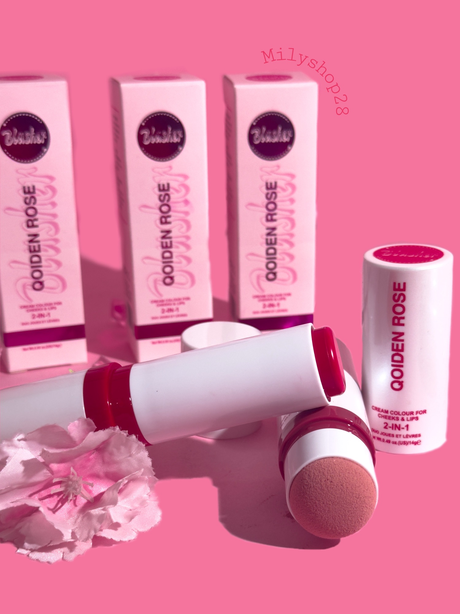 BLUSH+APLICADOR ROSE