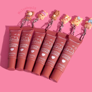 LIP GLOSS CON LLAVERO DE OSITO