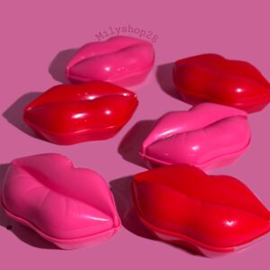 PEINE+ESPEJO DE BOLSO EN FORMA DE LABIOS