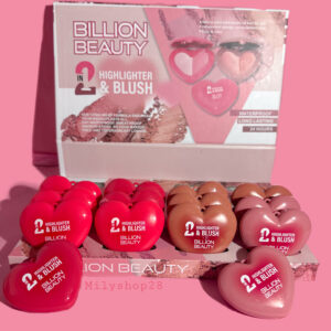 BLUSH+ILUMINADOR BILLION BEAUTY