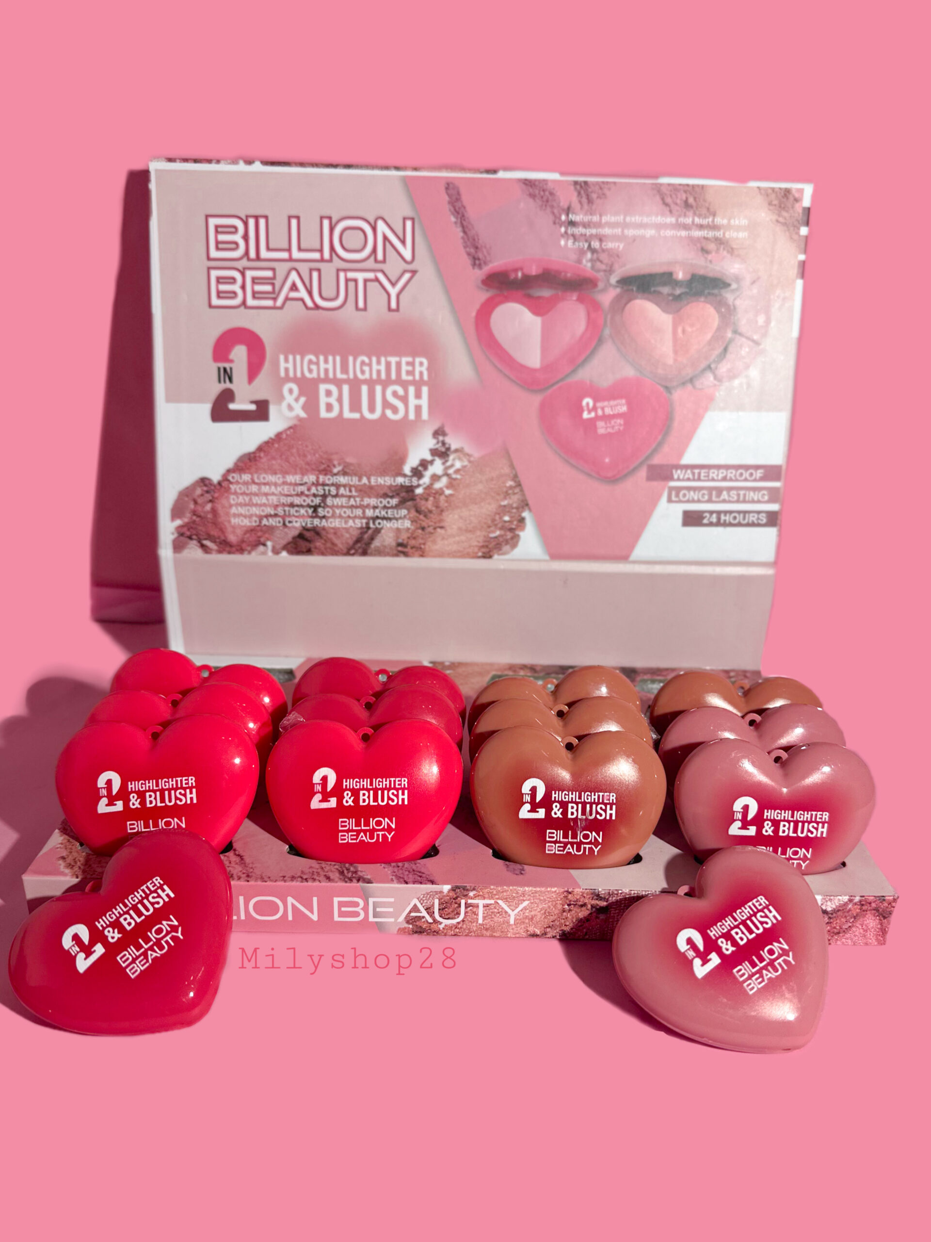 BLUSH+ILUMINADOR BILLION BEAUTY