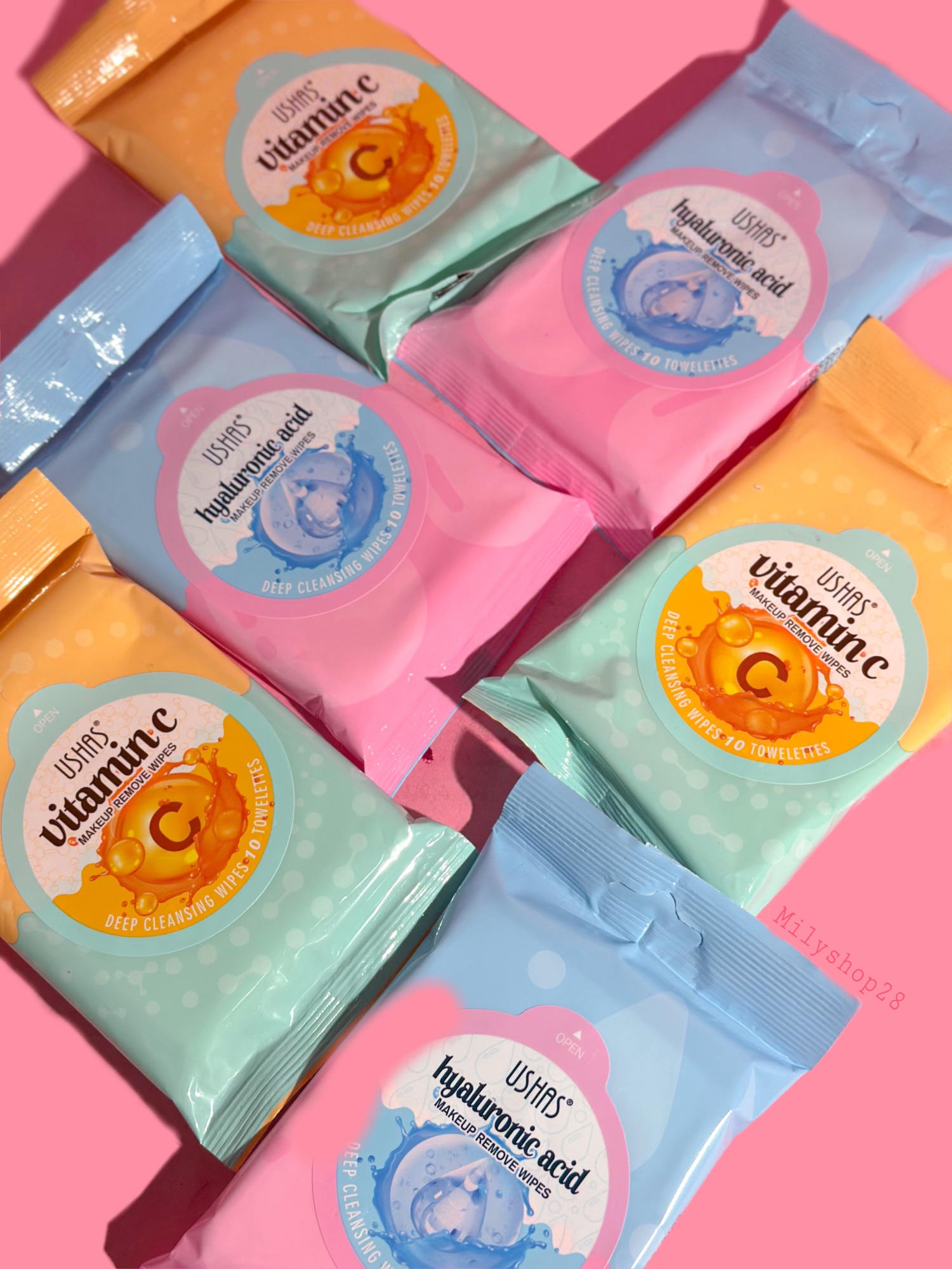 TOALLITAS DESMAQUILLANTES USHAS
