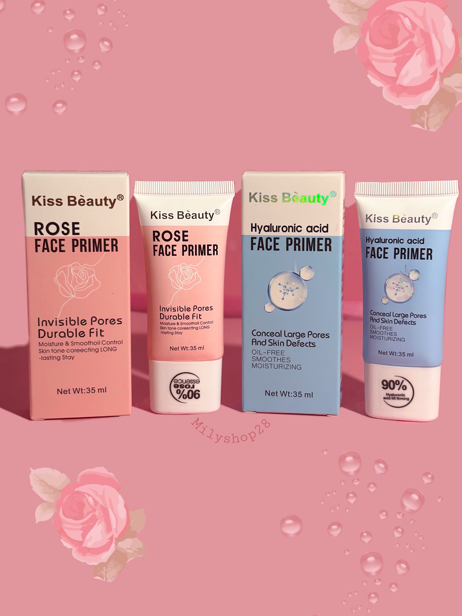 PRIMER DE ROSAS Y ACIDO HIALURONICO