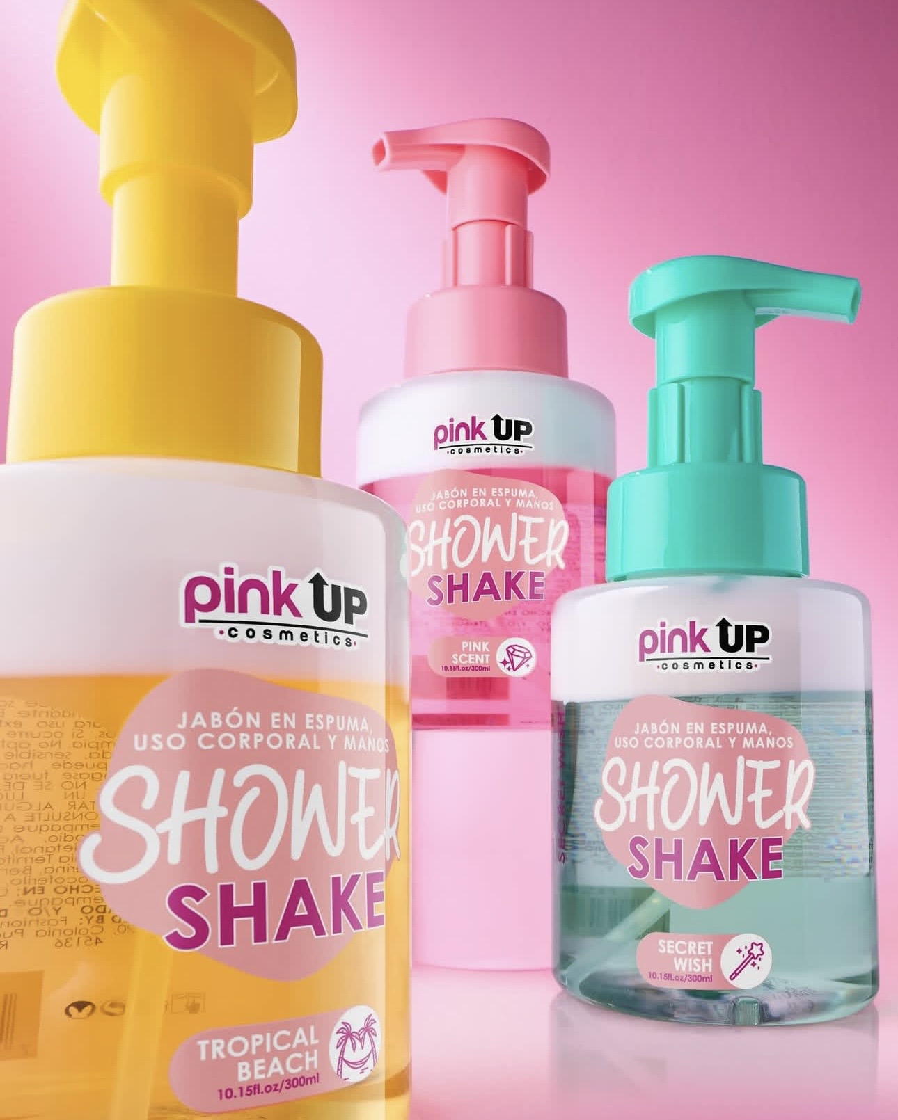 JABON EN ESPUMA SHOWER GEL PINK UP