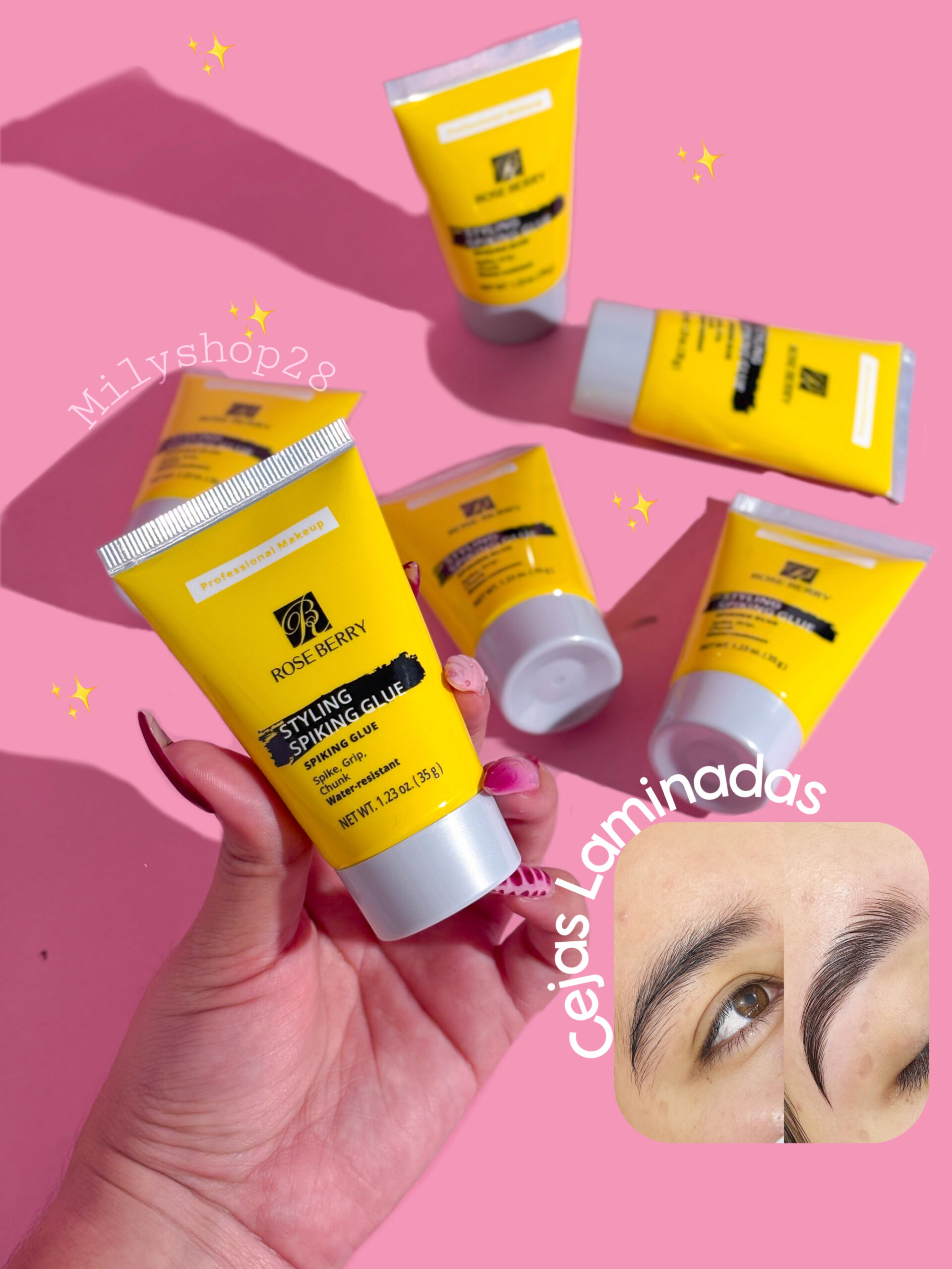 GEL PARA FIJAR CEJAS Y CABELLO