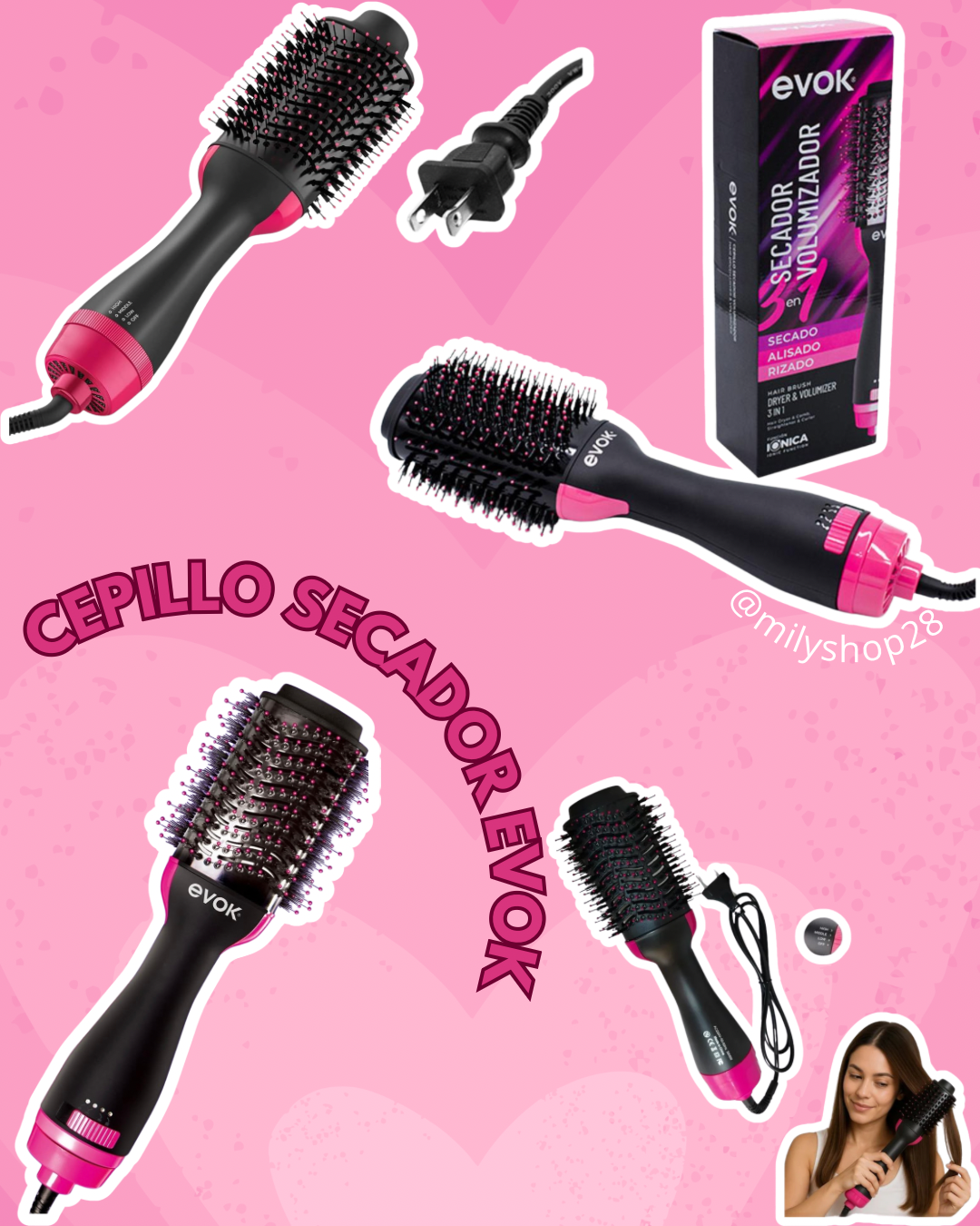 CEPILLO SECADOR EVOCK