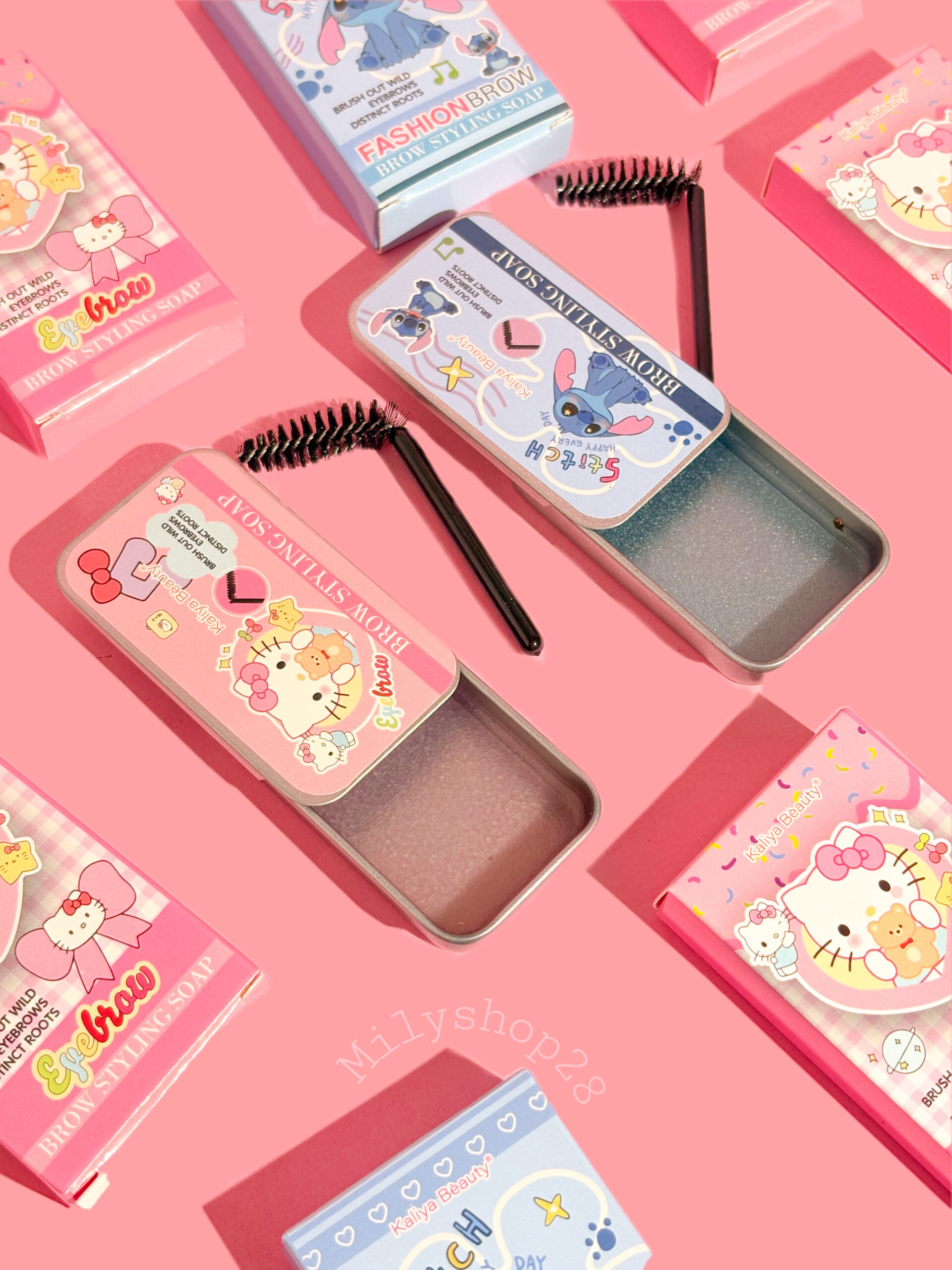 JABON FIJADOR DE CEJAS HELLO KITTY