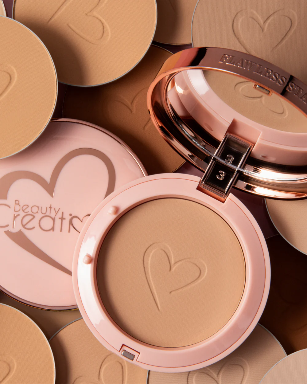 Flawless Stay Powder Foundation (polvo formula nueva) - Beauty Creations